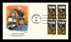 Dr Jim Stamps Crime Prevention Block First Day Cover Fleetwood Cachet