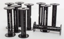 10PCS 220 120 Empty Plastic Take-Up Roll Film Spools For Medium Format Camera