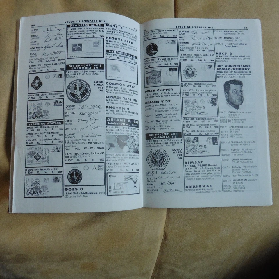 Revue de l'ESPACE -  LOLLINI  n° 3 - 1992/1994  - tbe - - Photo 2/3