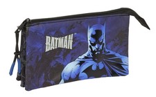 BATMAN   Triple Pencil Case, Children's Pencil Case, Ideal for School-Aged Child