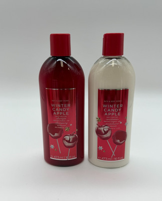 Bath and Body Works WINTER CANDY APPLE Shampoo & Conditioner Set