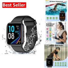 Luxury Fitness Tracker Watch: Heart Rate & Sleep Monitor, Waterproof Smart Watch