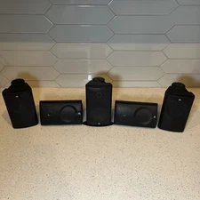 JBL Set Of 5 - 3 Sat-10 And 2 10S Black Wired Surround Sound Speakers