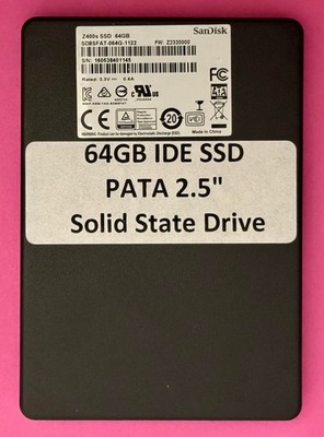 New SanDisk 64GB SSD Internal 2.5  IDE 44-pin PATA Solid State Drive for Laptops