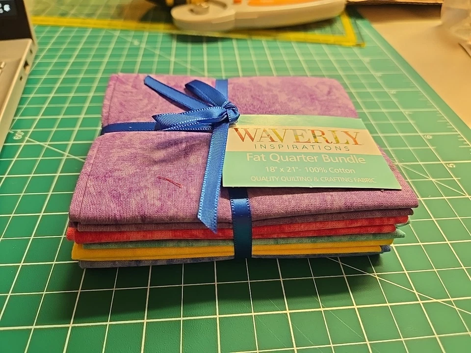 Fat Quarter BUNDLE 5 Tie-dye Cotton Fabric Lot Set Batik Quilting Crafts DIY NEW - Image 2 of 4