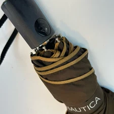 Nautica Travel Portable Umbrella Brown