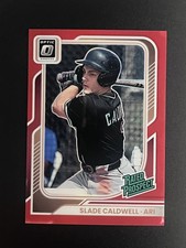 SLADE CALDWELL 2026 Panini Donruss OPTIC RED PRIZM /99 #112 ARIZONA DIAMONDBACKS