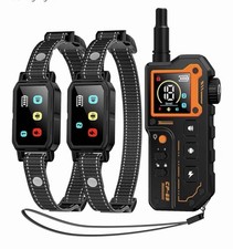 AI Dog Shock Collar 2 Dogs (10-120Lbs) - 3300FT Dog Training Collar with Remote,