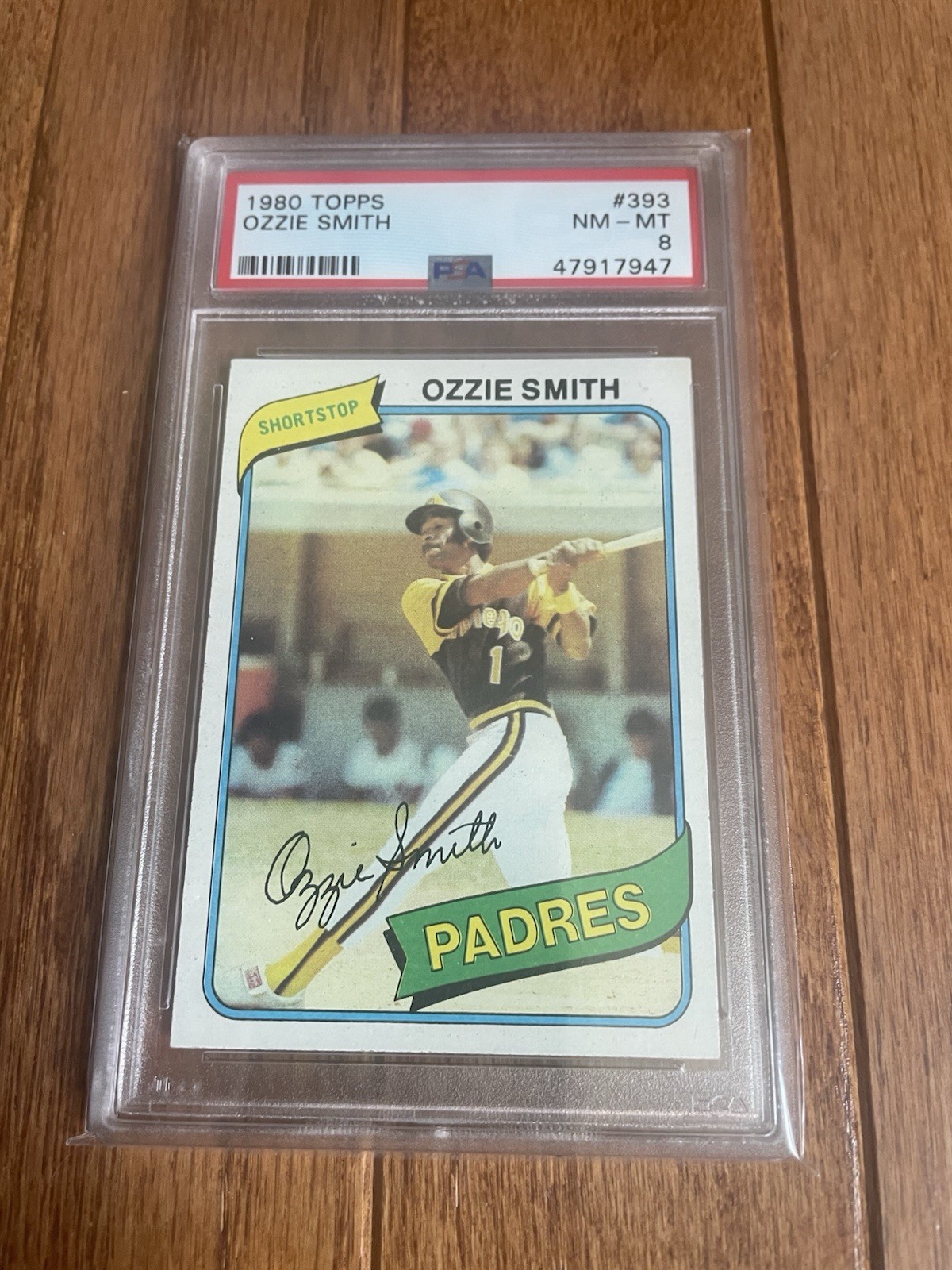 PSA 8 1980 Topps Ozzie Smith