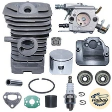 Bore 40mm Cylinder Piston Kit For Husqvarna 142 141 137 136 Chainsaw Carburetor