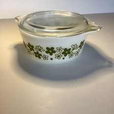Vintage Pyrex Spring Blossom/Crazy Daisy Pattern #472/1.5 Qt