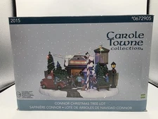 2015 Lemax Carole Towne Collection Connor Christmas Tree Lot Village Read Notes