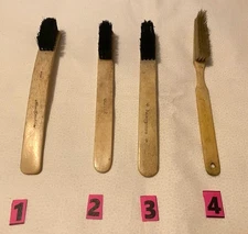 VINTAGE LOT OF 4 TYPEWRITER CLEANING BRUSHES