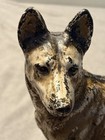 Vintage Hubley German Shepherd Door Stop Cast Iron 1930s Original — photo 2