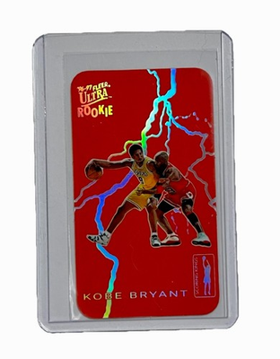 #ad 1996 Ultra Scoring Kings Kobe Bryant Michael Jordan Red Holo Promo Tobacco Card $20.00