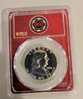 1961 FRanklin Half Dollar 90% Silver 50C Slabbed and Graded by PCGS PR66