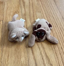 Vintage Mini Pound Puppies Cat Kitty Tiny 3” Plush Lewis Galoob Lot