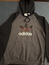 Adidas Hoodie Pullover - Adult Medium, Black/Gray