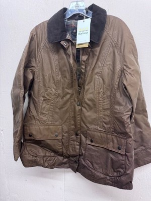 Barbour  Beadnell Jacket -Bark -Size USA 10*New