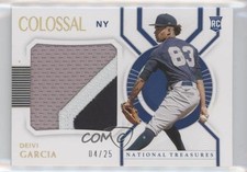 2021 National Treasures Colossal Materials Holo Gold 4/25 Deivi Garcia 7eo