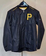 Majestic Pittsburgh Pirates MLB Boys Jacket Black Yellow M 10/12
