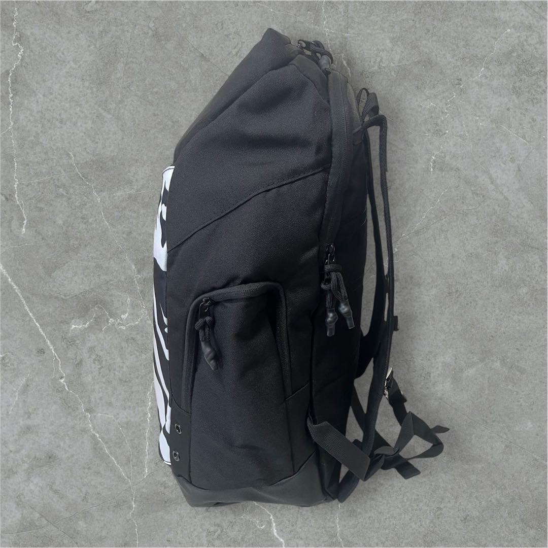 Nike Elite Basketball Backpack Zebra Print Black White Padded Shoulder Straps