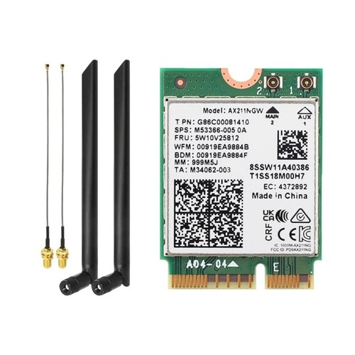 AX211NGW WiFi 6E Tri-Band 2,4G/5G/6GHz WLAN-Karte Bluetooth 5.3 AX211 M.2 C6707