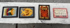 LOT Of 4 1970s Crosstitch 5.5  x 7.5  