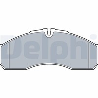 Delphi Bremsbelagsatz, Scheibenbremse Vorderachse U.A. FüR Iveco, Nissan