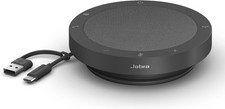 Jabra Speak2 40 Portable Speakerphone USB-A/USB-C Connections Dark Grey