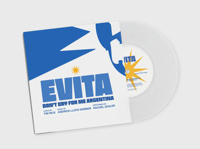 Rachel Zegler / Evita - Don't Cry for Me Argentina 7'' WHITE Vinyl Single / 1000