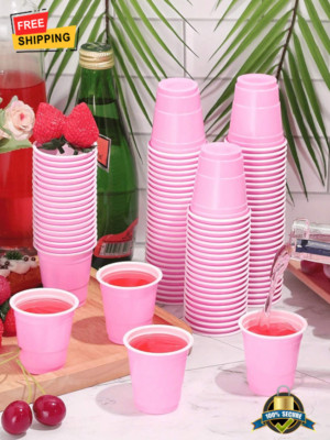 20 pcs Reusable Mini Plastic Shot Glasses, Perfect for Parties, Cocktails