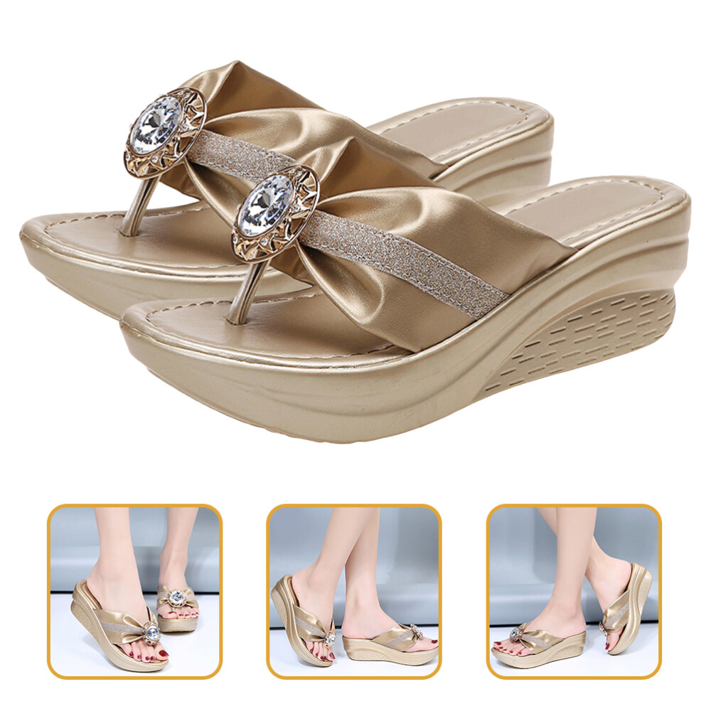 PANTOFOLA D’ORO 3 paia ciabatte infradito strass Miss Beachy sandali donna