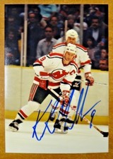 Kirk Muller Signed 3x5 Photo NJ Devils Hockey Superstar 