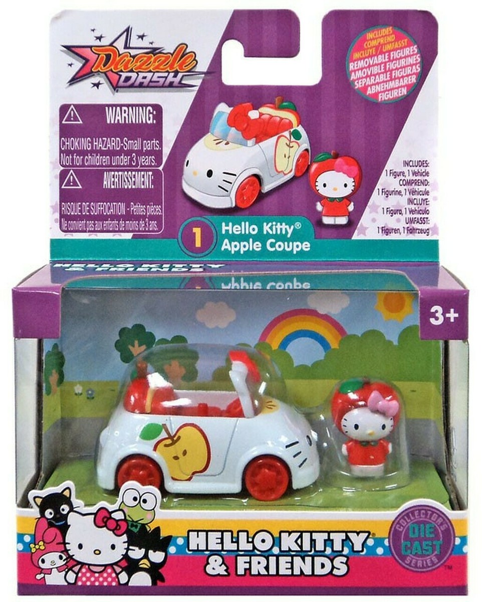 Hello Kitty & Friends Dazzle Dash Hello Kitty Apple Coupe Diecast