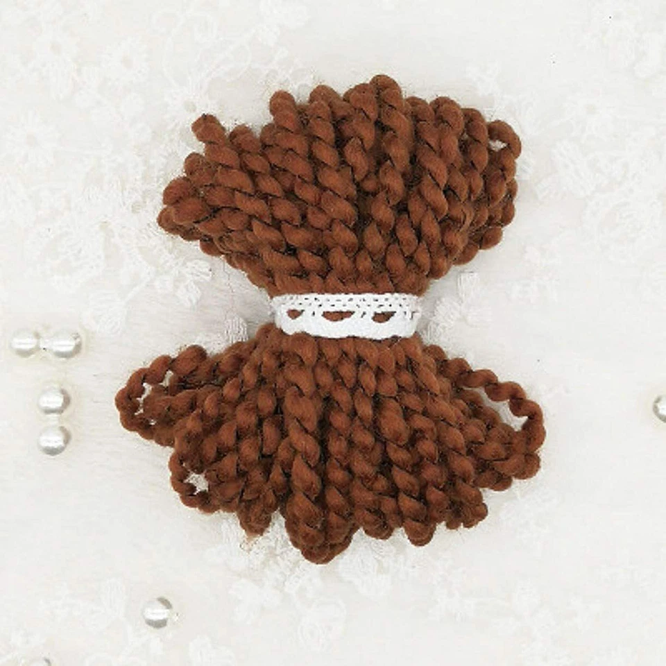 35g ( 7 Color ) Curly Hair Coils Needle Wool Felt Carded Sheep Wool Roving,Fiber - Image 2 of 4