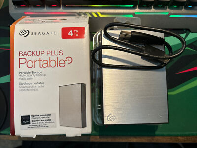 Seagate Backup Plus Portable 4TB External Hard Drive (STHP4000401)