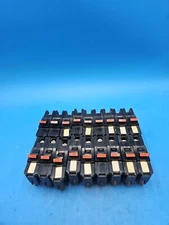 LOT OF 18 Federal Pacific FPE NA115 15 Amp 1 Pole Stab-Lok Circuit Breakers.