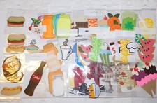 Paper Piecing items You Choose New Food Fruit BBQ Jars Pie Cupcake Drinks Accent