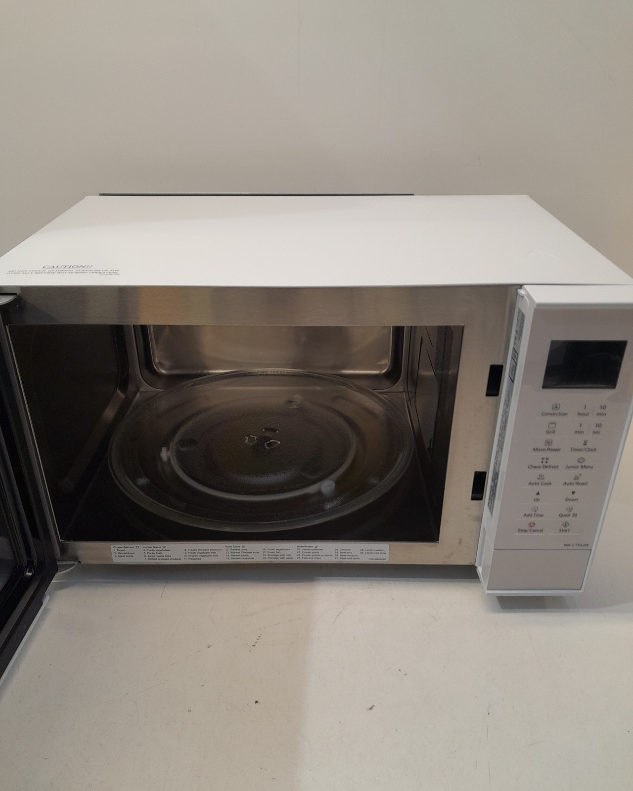 Panasonic NNCT55JWBPQ 27L Combination Microwave 1000W White (Damage
