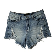 Kendall Kylie The Icon Distressed Shorts Size 3/26 Cutoff High Rise