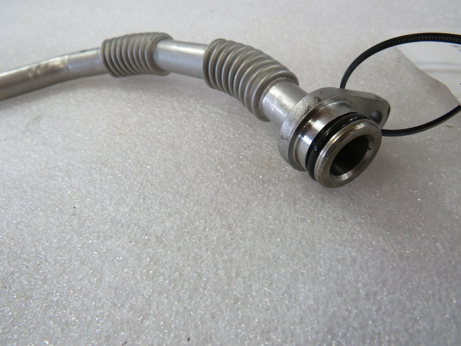 Ferrari California T, RH, Right, Turbo Oil Return Hose, Pipe, Used, P/N 297864
