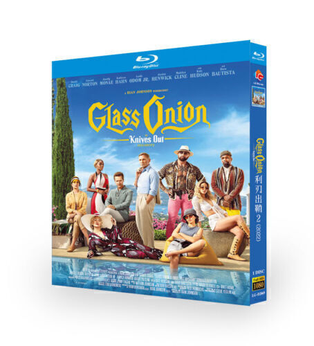 Glass Onion: A Knives Out Mystery Blu-ray BD Disc Film English All Region Boxed - Picture 1 of 1