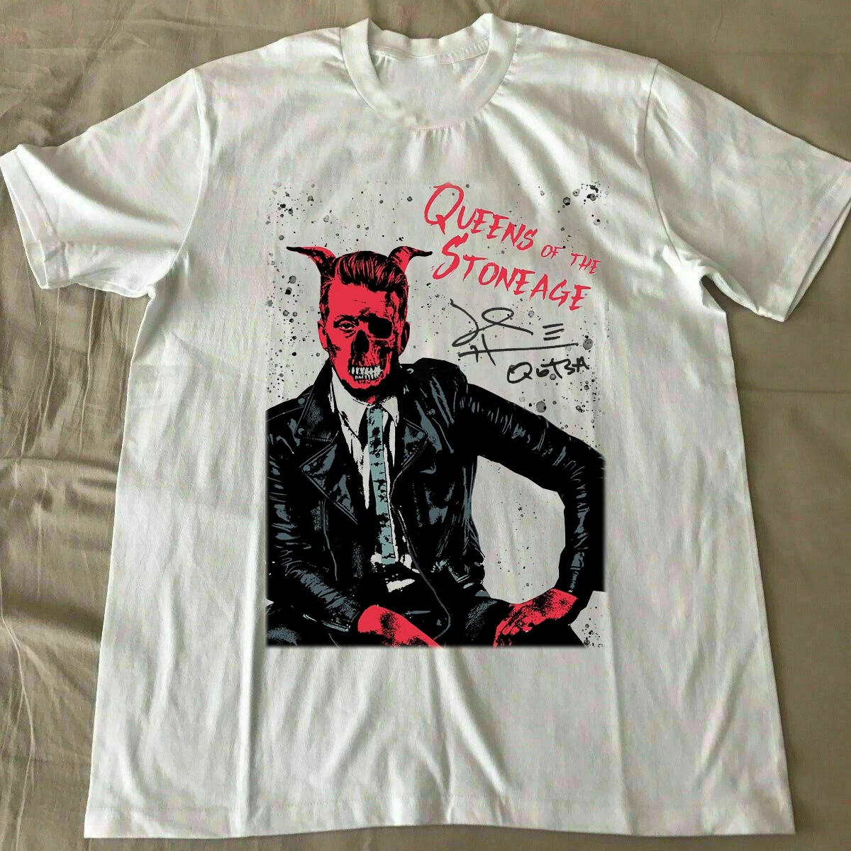 Tee shirt homme queen sales