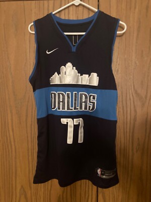 Luka Doncic Dallas Mavericks Skyline Rookie Year Jersey 2018 Men's