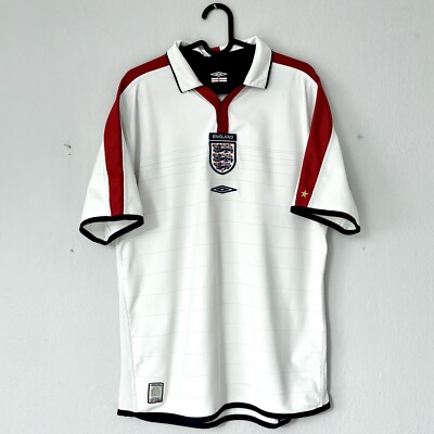 イングランド代表 Umbro レプリカシャツ　2003-2005 リバーシブル 2003 2005 England Umbro Retro Vintage Home Away Kit Soccer Jersey