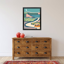 Modern Poster Picture Photo Wall Frame Gallery Home Office Decor Black 20"X30"