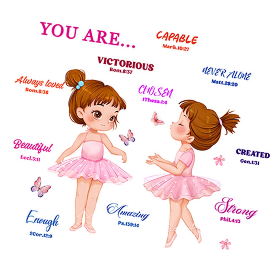 1 Set Nursery Wall Stickers Cartoon Patterns Wall Stickers Bedroom Wall