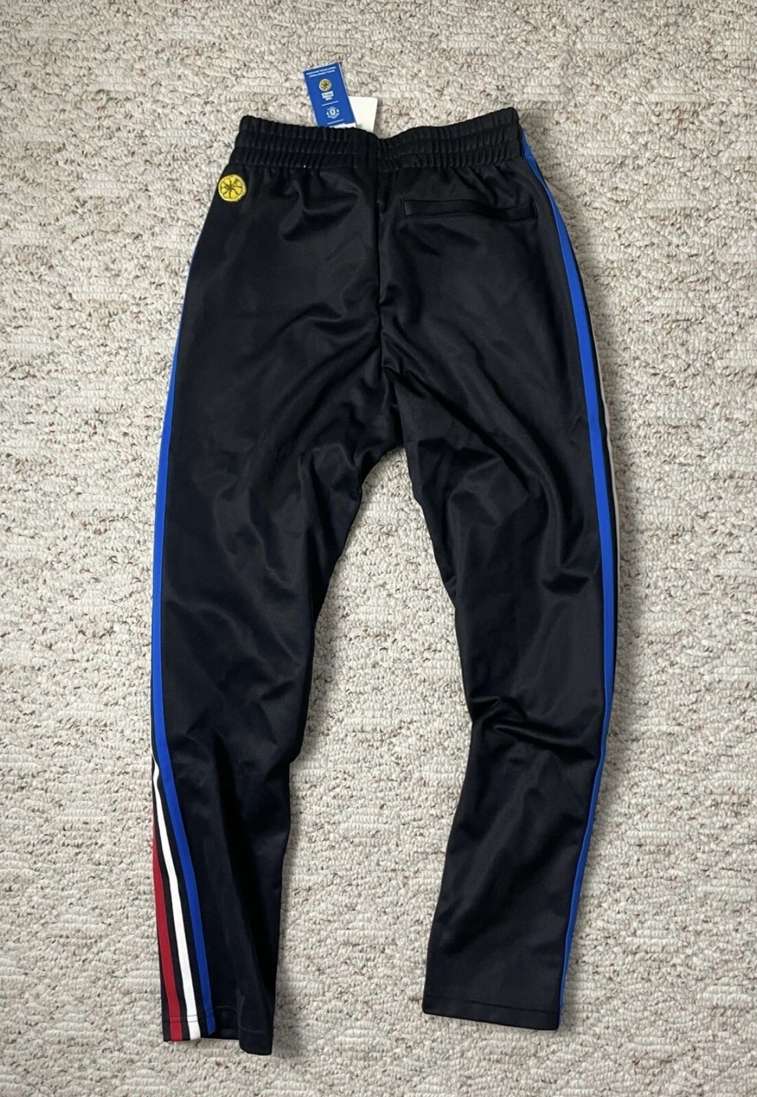 New NWT Adidas X The Stone Roses Manchester United Track Pants Black Soccer $100 image 9