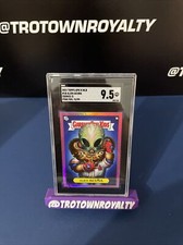 2022 topps gpk x mlb #1b alien acuna pink foil 72/99 SGC 9.5
